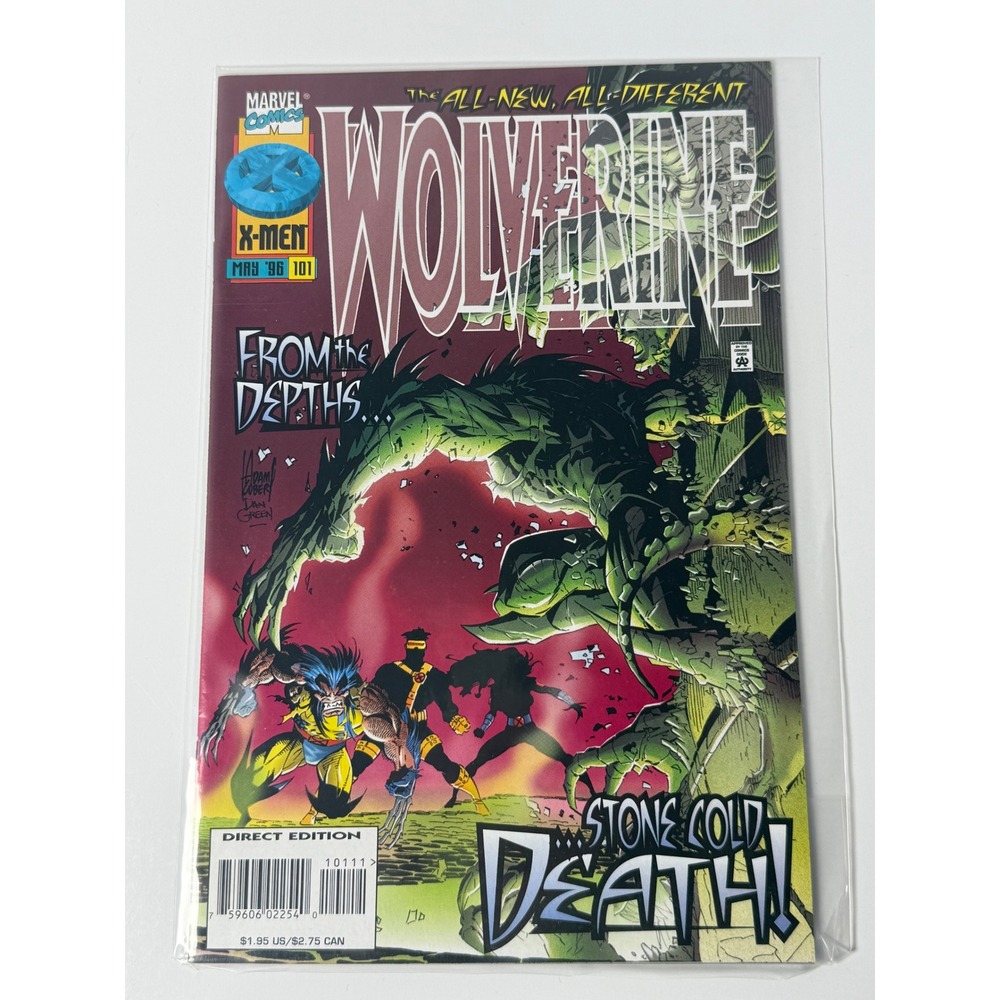 Wolverine 101 Marvel Comics 1996 Adam Kubert X-Men Comic Book